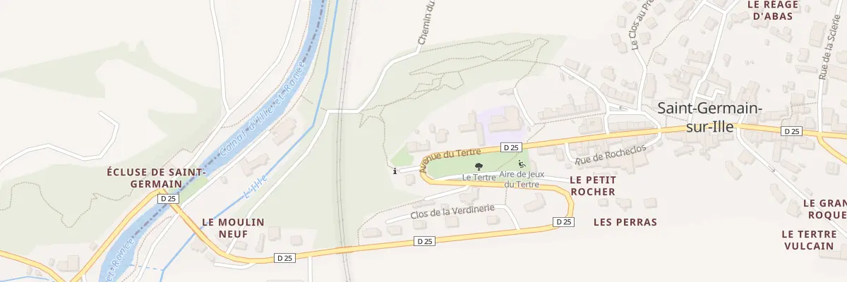 Plan du 21 Av du Tertre à Saint-Germain-sur-Ille