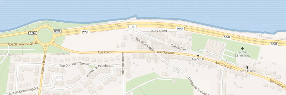 Plan du 70 Rue Surcouf à Cherbourg-en-Cotentin