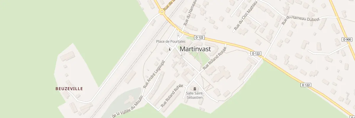 Plan du 6 Rue de la Croix Pinel à Martinvast