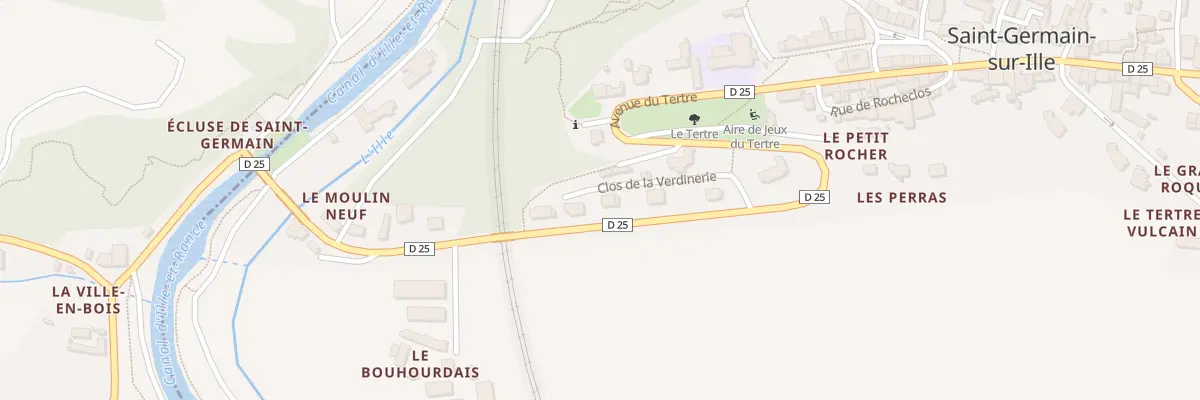 Plan du 5206 Le Rocher à Saint-Germain-sur-Ille