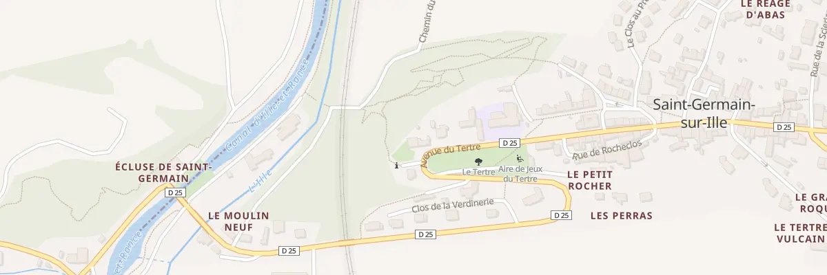 Plan du 23 Av du Tertre à Saint-Germain-sur-Ille