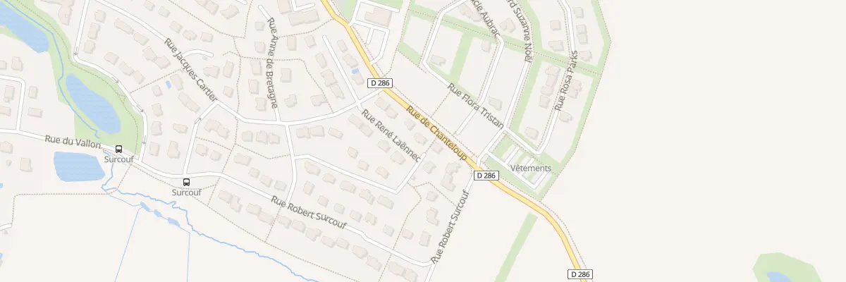 Plan du 7 Rue René Laënnec à Orgères