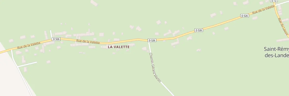Plan du 23 Rue de la Valette Saint-Remy à La Haye