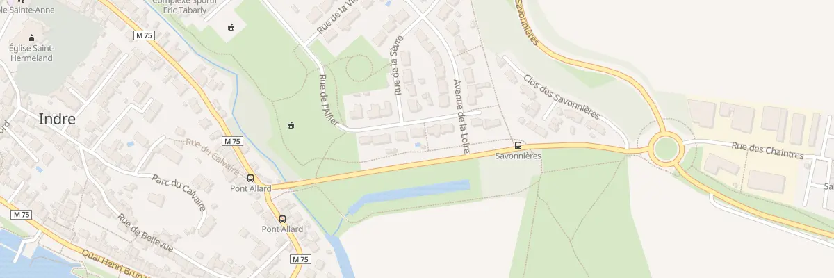 Plan du 9 Rue de l’Allier à Indre