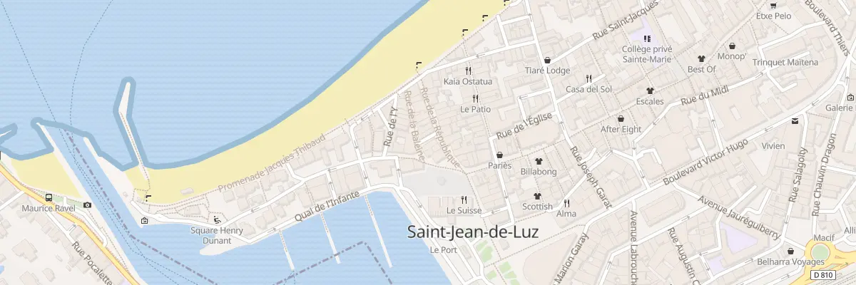 Plan du 7 Rue de la République à Saint-Jean-de-Luz