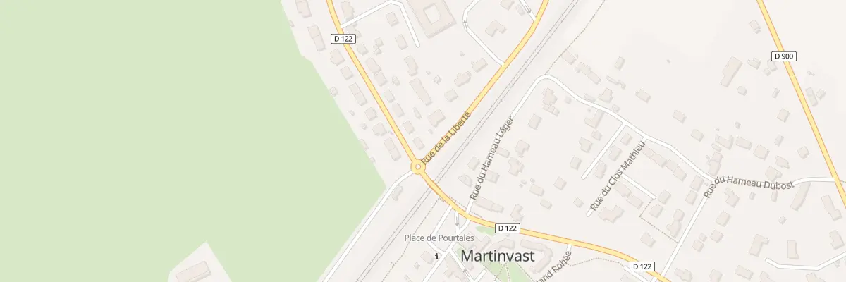 Plan du 1 Rue Maurice Brisset à Martinvast