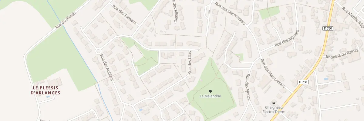 Plan du 19 Rue des Lilas aux Achards