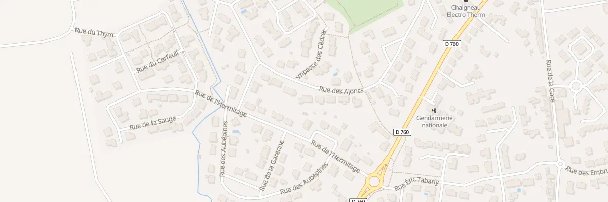 Plan du 49 Rue des Ajoncs aux Achards