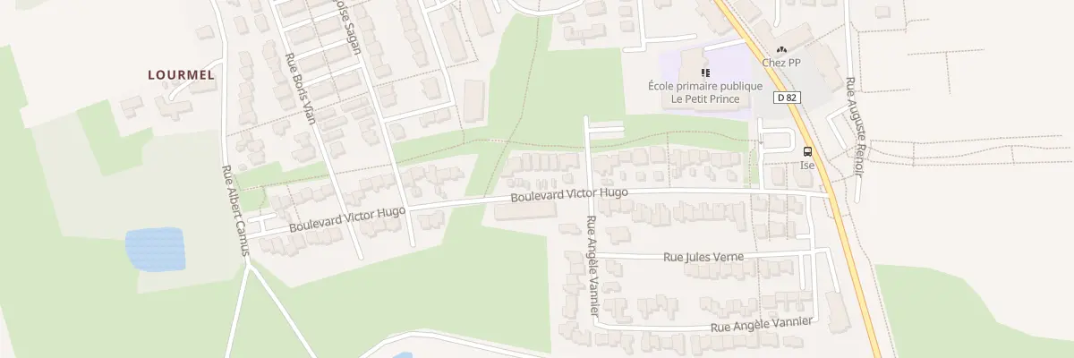 Plan du 38 Bd Victor Hugo à Noyal-Châtillon-sur-Seiche