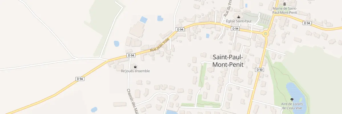Plan du 1 All des Roses à Saint-Paul-Mont-Penit