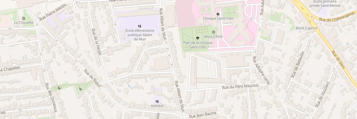 Plan du 31 Rue Albert de Mun à Rennes