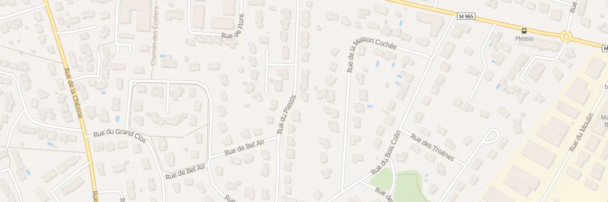 Plan du 9 Rue du Plessis à Sautron