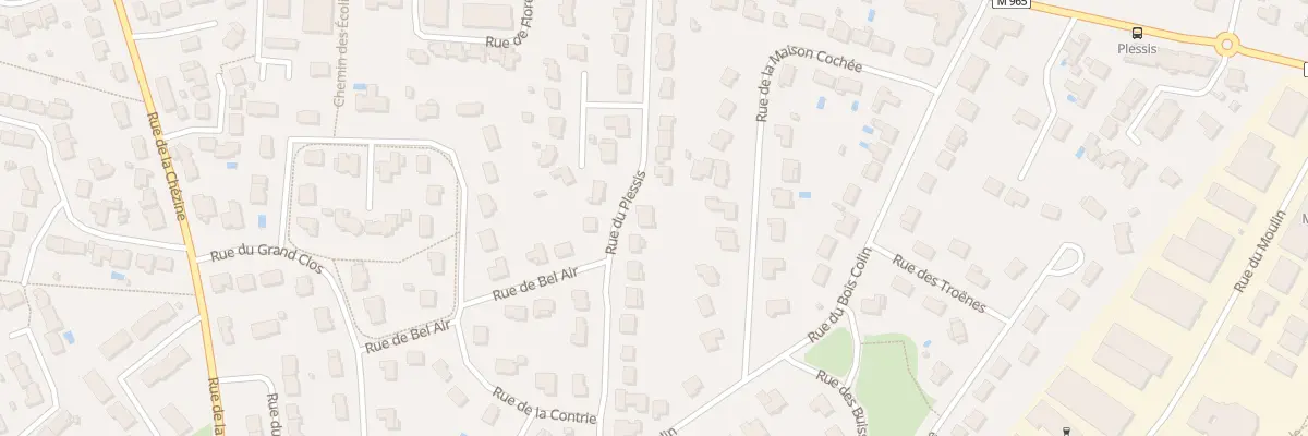 Plan du 11 Rue du Plessis à Sautron