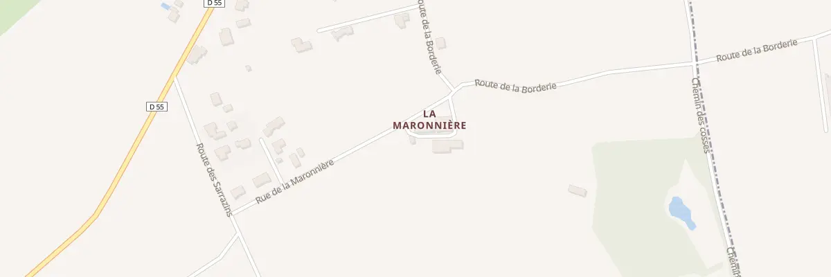 Plan du 18 Rue de la Maronnière à Martinet