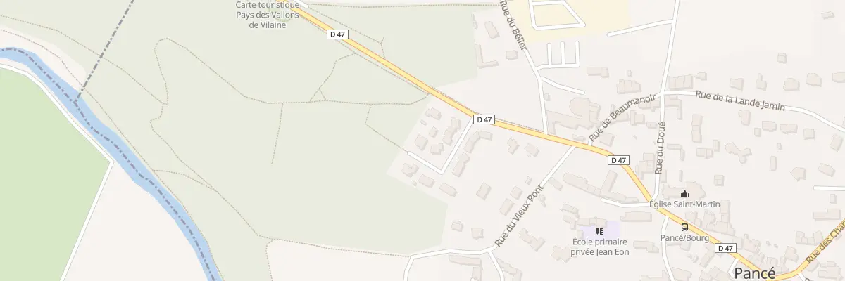Plan du 8 Pas des Asphodèles à Pancé