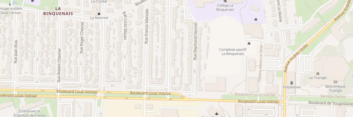 Plan du 39 Rue Albert Briand à Rennes