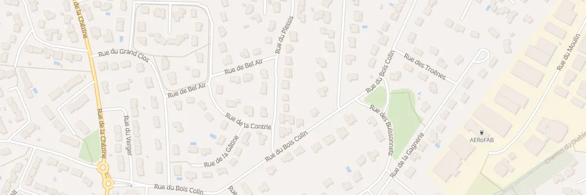 Plan du 21 Rue du Plessis à Sautron