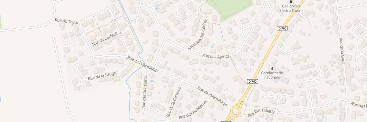 Plan du 51 Rue des Ajoncs aux Achards