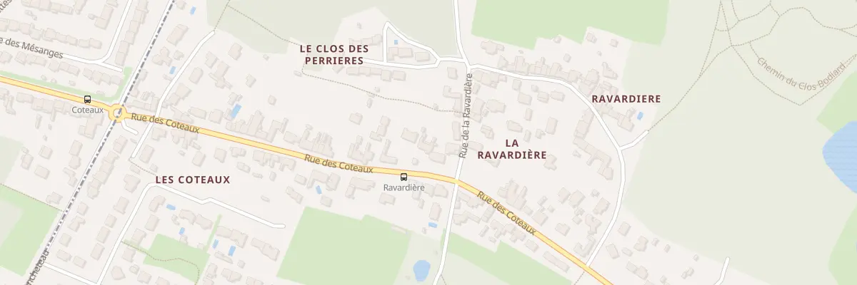 Plan du 60 Rue des Coteaux à Bouguenais