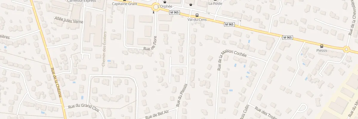 Plan du 6 Rue du Plessis à Sautron
