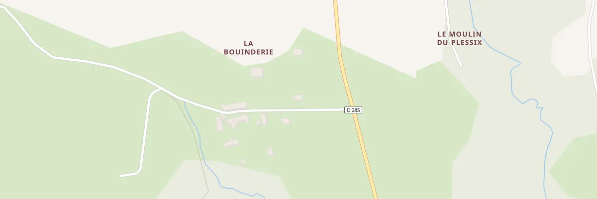 Plan du 5390 La Bouinderie à Cuguen