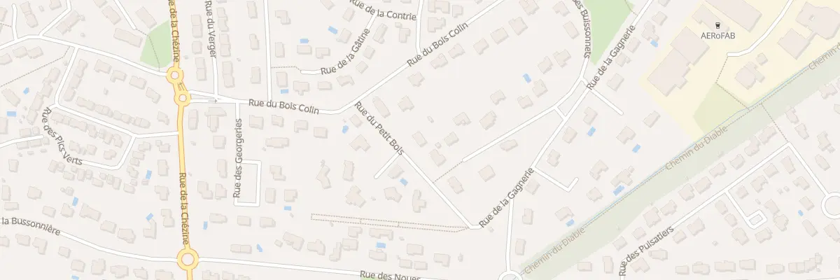 Plan du 3 Rue du Petit Bois à Sautron