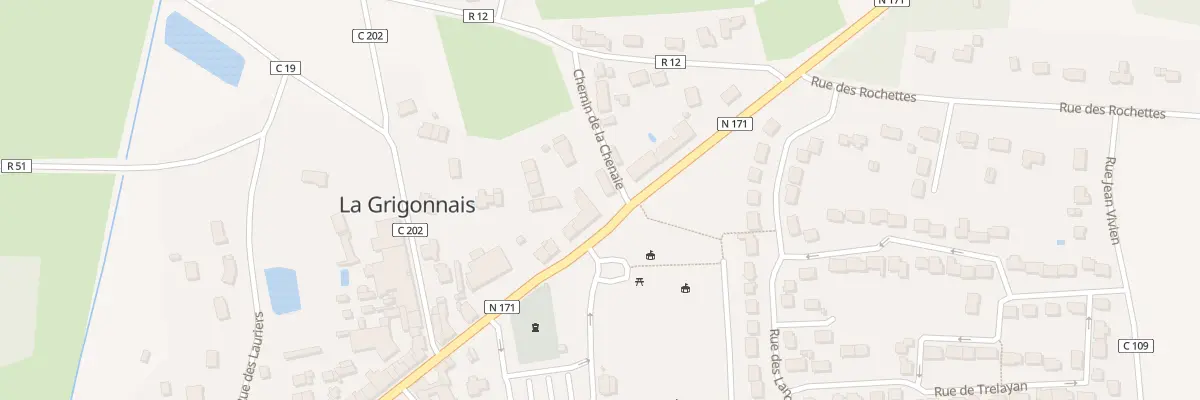 Plan du 10 Rte de l’Océan à La Grigonnais