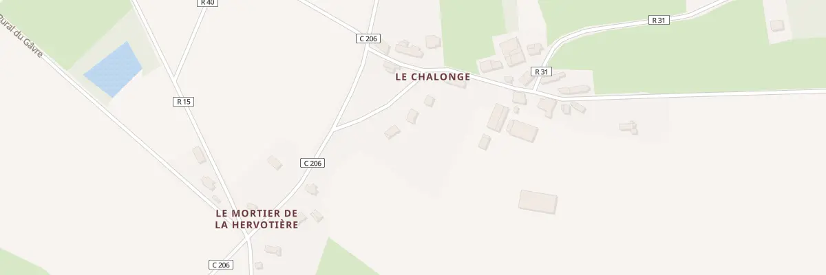 Plan du 2 Le Chalonge à La Chevallerais