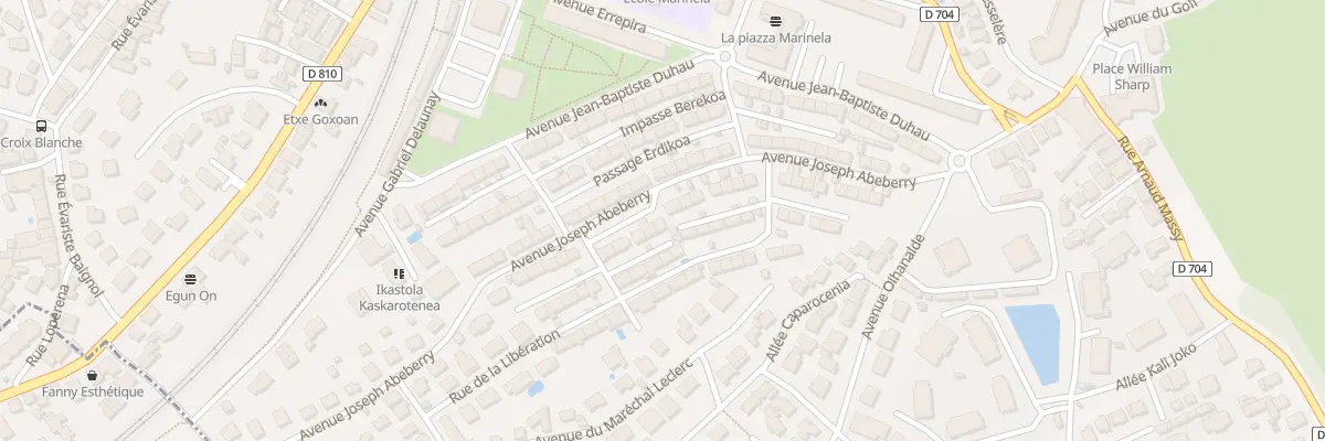 Plan du 31 Av Joseph Abeberry à Ciboure