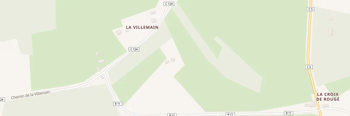 Plan du 1 La Villemain à Saint-Broladre