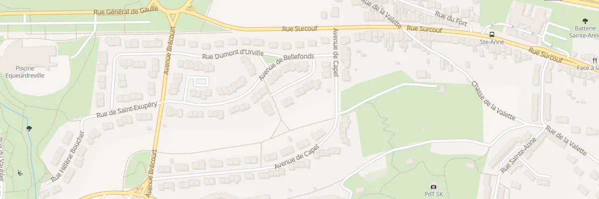 Plan du 9 Rue Abraham Duquesne à Cherbourg-en-Cotentin
