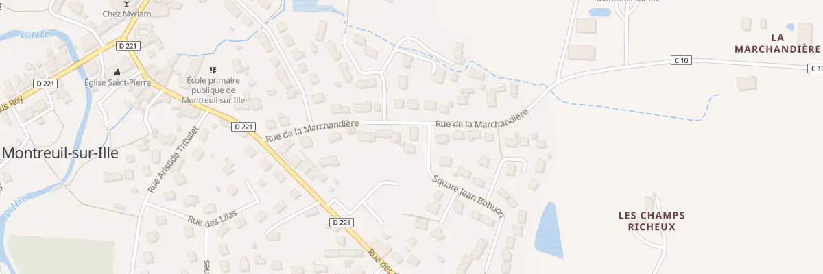 Plan du 18 Rue de la Marchandiere à Montreuil-sur-Ille