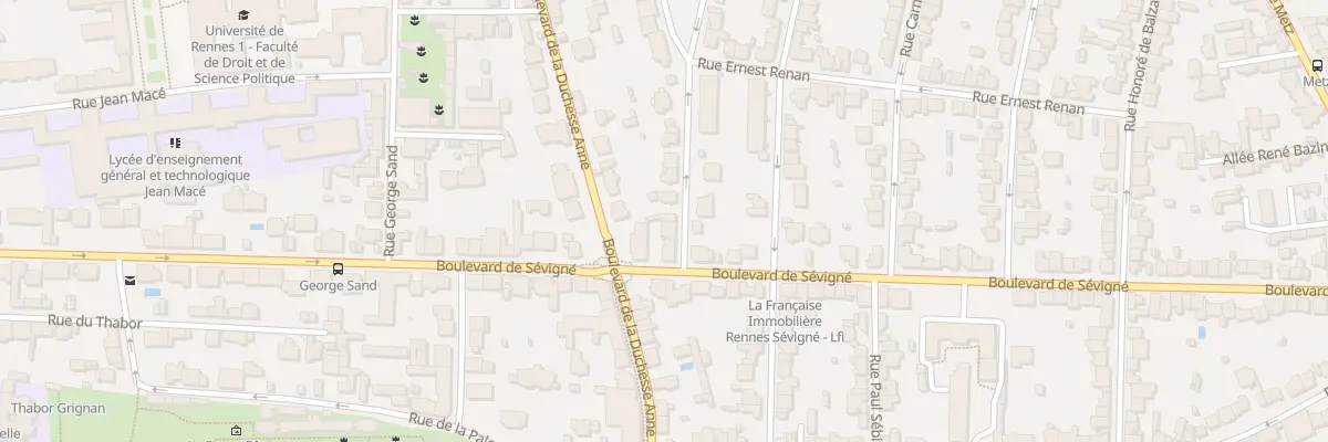 Plan du 3B Rue Pointeau du Ronceray à Rennes
