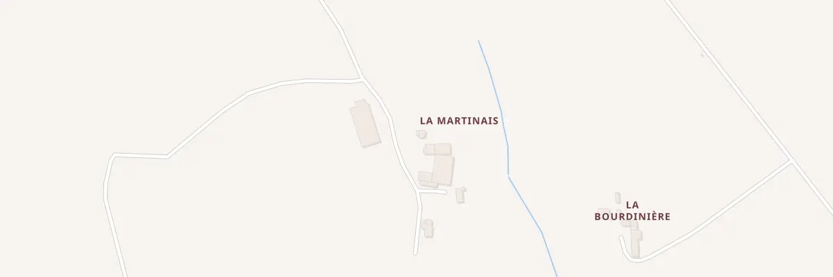 Plan du 10 La Martinais à La Dominelais