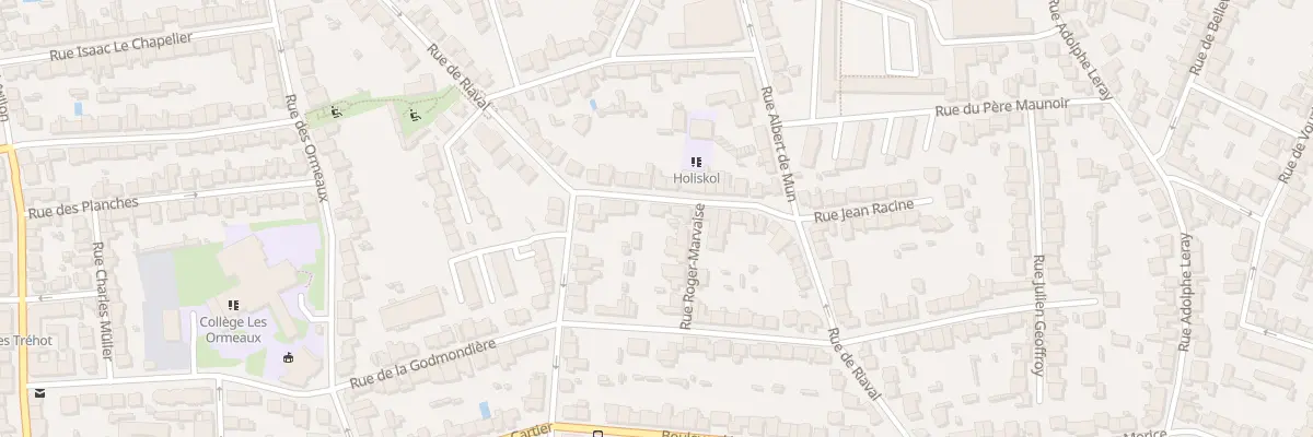 Plan du 52 Rue de Riaval à Rennes