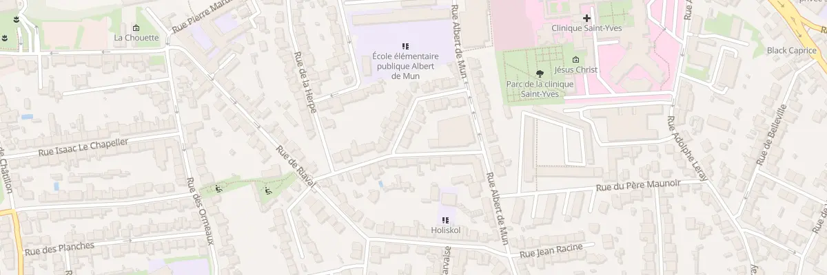 Plan du 4 Rue Gustave Flaubert à Rennes