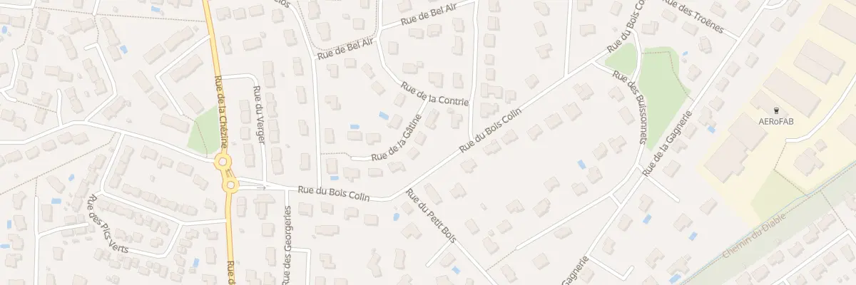 Plan du 3 Rue de la Gâtine à Sautron