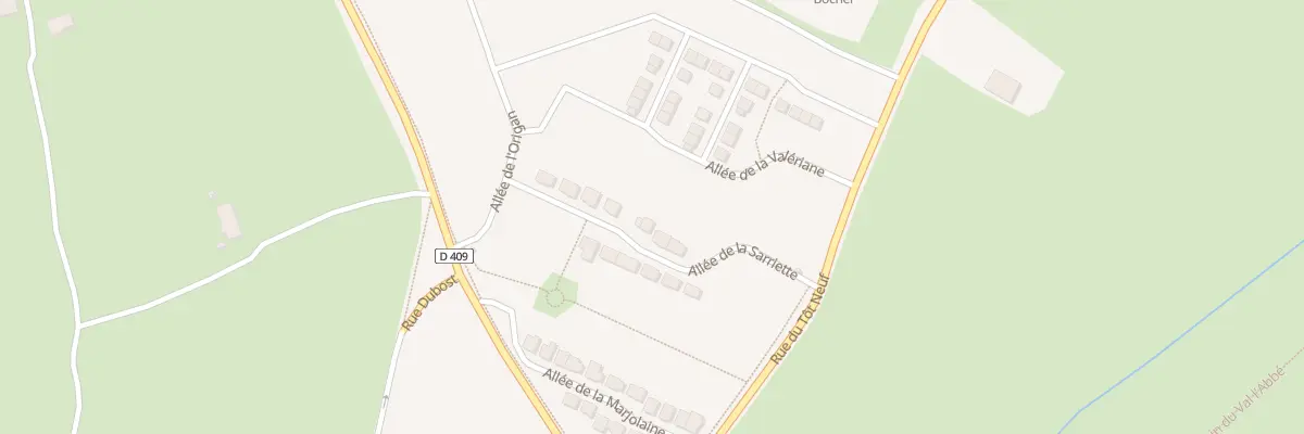 Plan du 6 All de la Sarriette Equeurdrev à Cherbourg-en-Cotentin