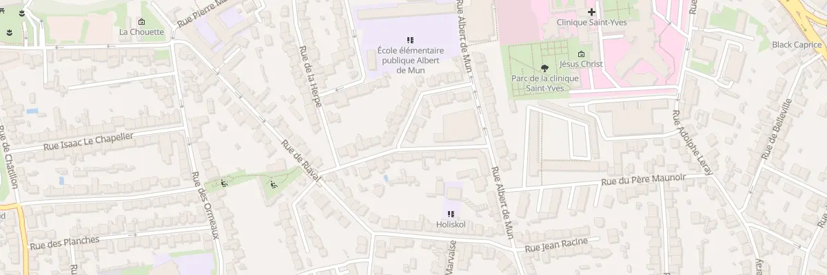 Plan du 2 Rue Gustave Flaubert à Rennes