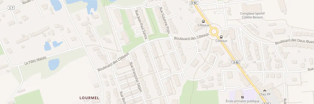 Plan du 7 Rue Aimé Césaire à Noyal-Châtillon-sur-Seiche
