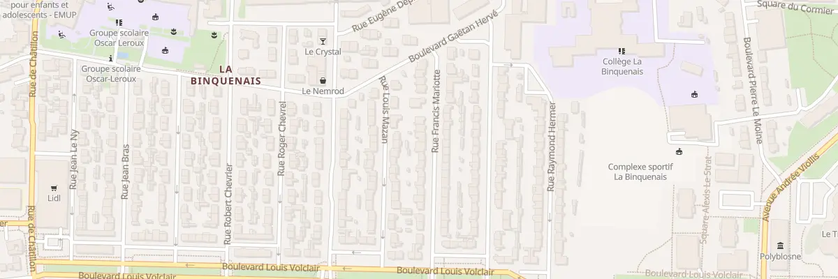 Plan du 16 Rue Francis Mariotte à Rennes