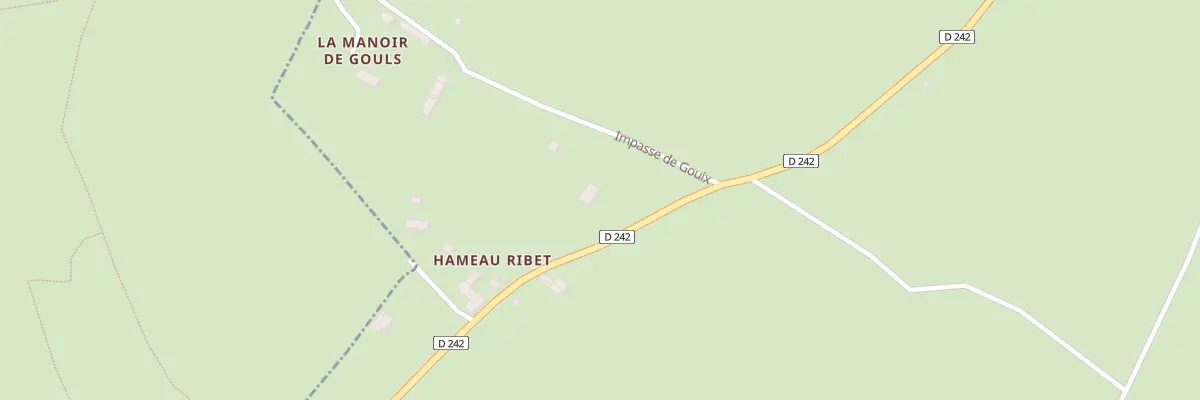 Plan du 1052 Rte de St Pierre d’Artheglise à Bricquebec-en-Cotentin