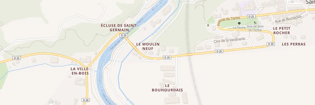 Plan du 5142 Le Moulin Neuf à Saint-Germain-sur-Ille