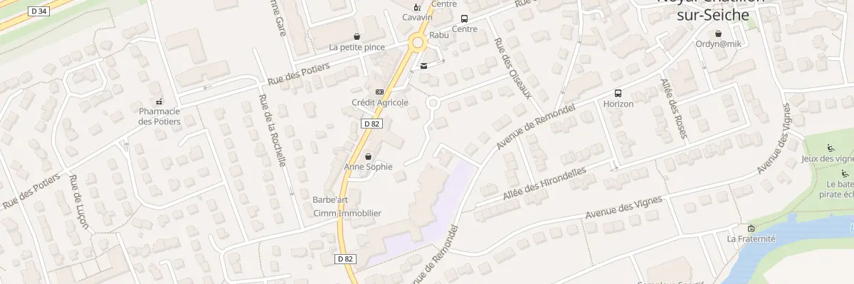 Plan du 10 Rue de Rennes à Noyal-Châtillon-sur-Seiche