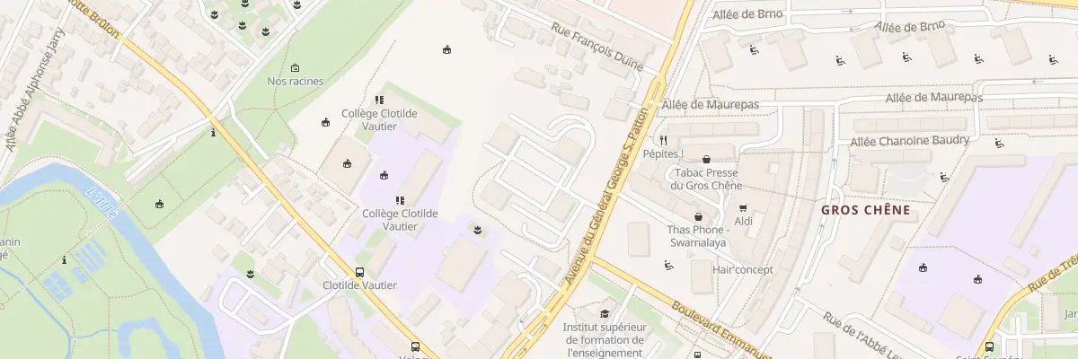 Plan du 163C Av Général George S. Patton à Rennes