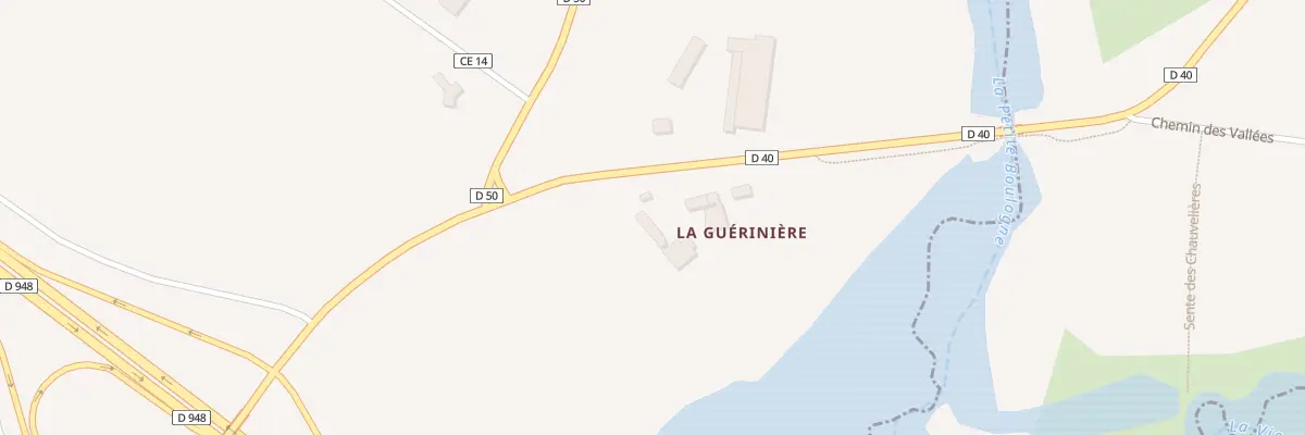 Plan du 5210 Les Guerinieres à Maché