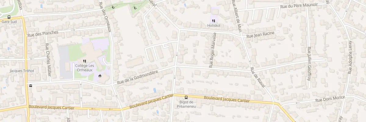 Plan du 11 Rue Bigot de Préameneu à Rennes