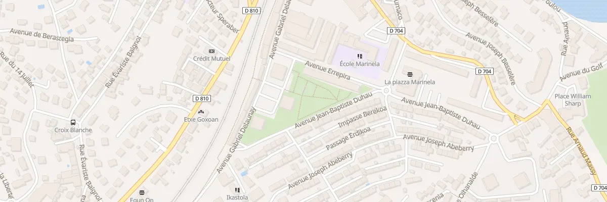 Plan du 2 Av Errepira à Ciboure