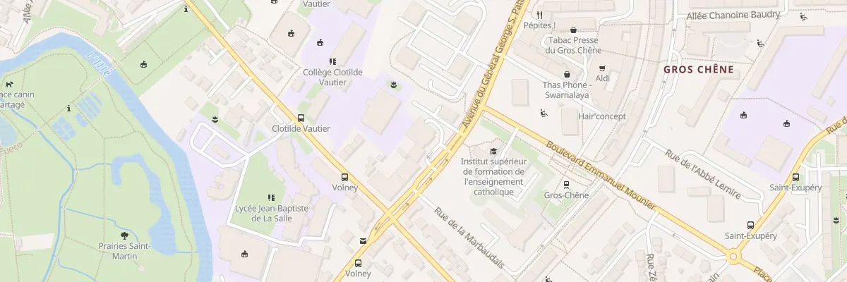 Plan du 157 Av Général George S. Patton à Rennes