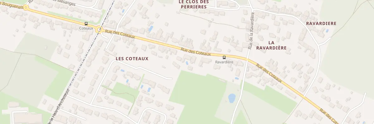 Plan du 55 Rue des Coteaux à Bouguenais